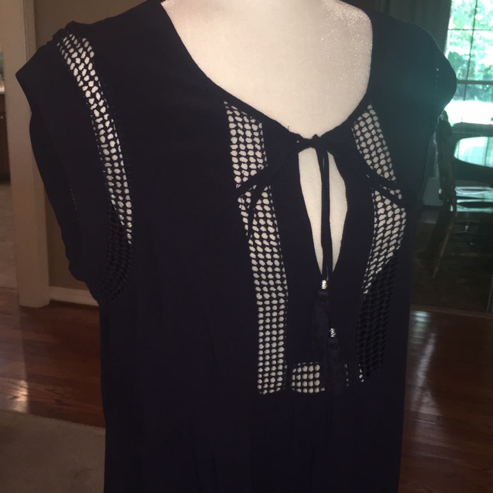 Signature Studio Navy Blue Sleeveless MIDI Dress - Picture 5 of 12